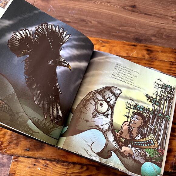 Vintage 2001 Hiawatha And Megissogwon Hardcover Book - Picture 4 of 9